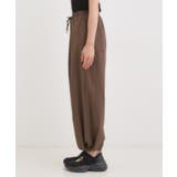 【2WAY/S-LL】シルエット変化を楽しめる ドロスト ワイドカーブパンツ | Cutie Blonde | 詳細画像23