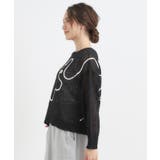 コード刺繍アソートメッシュカーディガン | Cutie Blonde | 詳細画像11