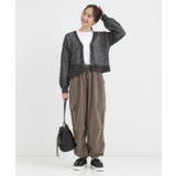 【2点セット】ラメメッシュニットカーディガン+ロンTセット | Cutie Blonde | 詳細画像11