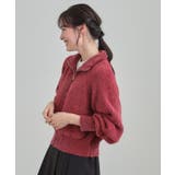 大人カジュアルスタイルに フェザーストライプモールブルゾン | Cutie Blonde | 詳細画像6 