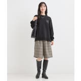 【セットアップ可】チェック柄タックハーフパンツ | Cutie Blonde | 詳細画像7