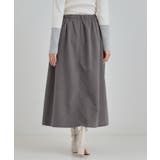 リボンタック ピーチ起毛 フレアスカート | Cutie Blonde | 詳細画像6 