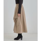 リボンタック ピーチ起毛 フレアスカート | Cutie Blonde | 詳細画像14 