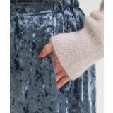 【S-LL】光沢感が華やかに ベロア調ナロースカート | Cutie Blonde | 詳細画像18