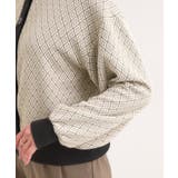 【前後2WAY】柄と配色で差がつく ふくれジャカードカーディガン | Cutie Blonde | 詳細画像26