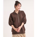 8色の選べる楽しさ ハーフジップ オーバーサイズスウェット | Cutie Blonde | 詳細画像17