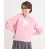 フェザーVネックカーディガン | Cutie Blonde | 詳細画像13