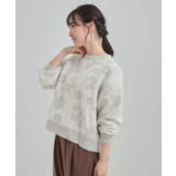 【S-LL】レトロ感漂う デイジー柄 総柄ニット | Cutie Blonde | 詳細画像14