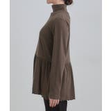 【洗濯機可/S-LL】品よく重ねる ペプラムリブトップス | Cutie Blonde | 詳細画像14 