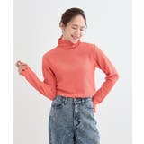 【洗える/S-LL】レイヤードスタイルに ふくれシャーリングネックインナー | Cutie Blonde | 詳細画像9 