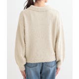 【S-LL】大人ヘルシー やわらかカールヤーン ポロニット | Cutie Blonde | 詳細画像11 