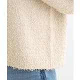 【S-LL】大人ヘルシー やわらかカールヤーン ポロニット | Cutie Blonde | 詳細画像14 