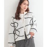 ホワイト(401) | 選べる3柄 ダブルZIPカーディガン | Cutie Blonde