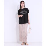 【洗える】ぽこぽこフレンチスリーブTシャツ | Cutie Blonde | 詳細画像7 