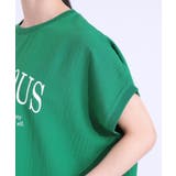 【洗える】ぽこぽこフレンチスリーブTシャツ | Cutie Blonde | 詳細画像25 