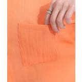 程よいシアー感 ポケットドルマン5分袖シャツ | Cutie Blonde | 詳細画像35