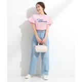 【S-LL/汗ジミ軽減/ひんやり/UVカット】フリルTシャツ | Cutie Blonde | 詳細画像15