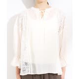 【着丈選べる】一枚でこなれ見え サイドレースブラウス | Cutie Blonde | 詳細画像16