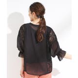 【着丈選べる】一枚でこなれ見え サイドレースブラウス | Cutie Blonde | 詳細画像5