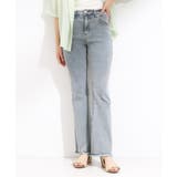 【ひんやり/S-LL】ストレッチフレアデニム | Cutie Blonde | 詳細画像5