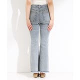 【ひんやり/S-LL】ストレッチフレアデニム | Cutie Blonde | 詳細画像11