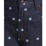 【S-LL】周りと差がつく デイジー柄デニムワイドパンツ | Cutie Blonde | 詳細画像4