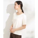 【S-LL/ひんやり/前後2WAY】シンプルだから使いやすい テレコTシャツ | Cutie Blonde | 詳細画像4