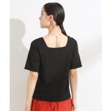 【S-LL/ひんやり/前後2WAY】シンプルだから使いやすい テレコTシャツ | Cutie Blonde | 詳細画像11