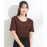 【S-LL/ひんやり/前後2WAY】シンプルだから使いやすい テレコTシャツ | Cutie Blonde | 詳細画像17