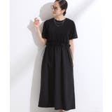 ブラック(019) | 【S-LL】シルエットが変えられる ドッキングワンピース | Cutie Blonde