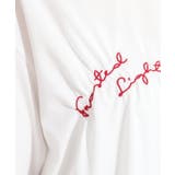 【ひんやり】大人のカジュアルスタイルに レタリング刺繍Tシャツ | Cutie Blonde | 詳細画像16