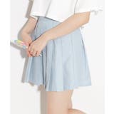 【130cmサイズあり】カラーポリプリーツスカート | PINK-latte | 詳細画像19 
