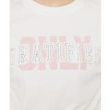 【130cmあり】バルーンデニムロゴTシャツ | PINK-latte | 詳細画像7