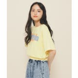 【130cmあり】バルーンデニムロゴTシャツ | PINK-latte | 詳細画像15