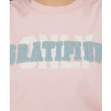 【130cmあり】バルーンデニムロゴTシャツ | PINK-latte | 詳細画像13