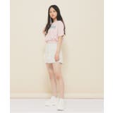 【130cmあり】バルーンデニムロゴTシャツ | PINK-latte | 詳細画像11