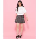 【130cmあり】バルーンデニムロゴTシャツ | PINK-latte | 詳細画像26
