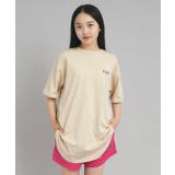 【接触冷感/130cmあり】ピンクマテTシャツ | PINK-latte | 詳細画像10