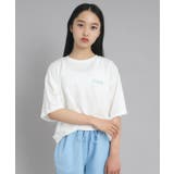オフホワイト(003) | 【接触冷感/130cmあり】ピンクマテTシャツ | PINK-latte
