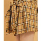 【インナー付き】腰巻きネルシャツ風スカート | PINK-latte | 詳細画像5