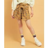 イエロー(231) | 【インナー付き】腰巻きネルシャツ風スカート | PINK-latte
