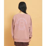 秋冬マストアイテム クマ裏毛スウェット | PINK-latte | 詳細画像3