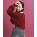 【セットアイテム】ベーシック レイヤー見せショート丈ニット | PINK-latte | 詳細画像14