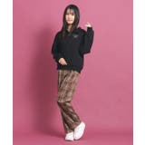 バッククマプリントのスキッパーパーカ | PINK-latte | 詳細画像8