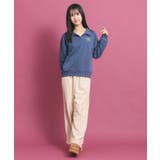 バッククマプリントのスキッパーパーカ | PINK-latte | 詳細画像12