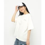 オフホワイト(003) | 【130cmあり】人気のピンクマテTシャツ | PINK-latte