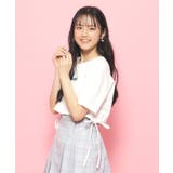 【2点SET】裾リボンガーリーTシャツセット | PINK-latte | 詳細画像1