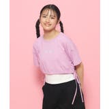 ピンク(072) | 【2点SET】裾リボンガーリーTシャツセット | PINK-latte