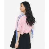 【スクールコーデ】袖ラインリボンTシャツ | PINK-latte | 詳細画像10