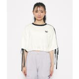 【スクールコーデ】袖ラインリボンTシャツ | PINK-latte | 詳細画像13